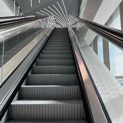 Abstract image of ascending steps, symbolizing progress and structured learning.